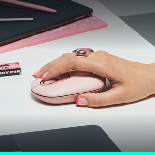 Logitech Pop Draadloze Muis Roze