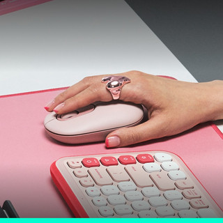 Logitech Pop Draadloze Muis Roze