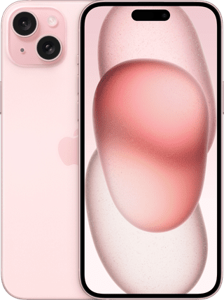 Refurbished iPhone 15 Plus 128GB Roze (Zichtbaar gebruikt)