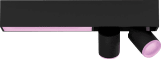 Philips Hue Centris Opbouwspot White and Color - Zwart - Rechthoek - 2-Spots