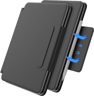 BlueBuilt Apple iPad Air (2026/2025/2024) 11 inch Toetsenbord Hoes QWERTY Zwart