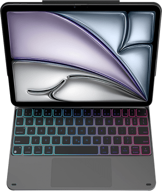 BlueBuilt Apple iPad Air (2026/2025/2024) 11 inch Toetsenbord Hoes QWERTY Zwart