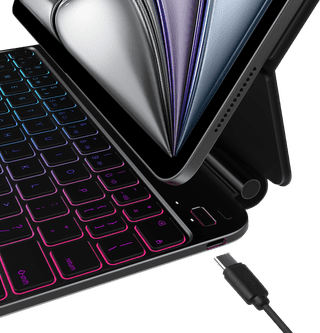 BlueBuilt Apple iPad Air (2026/2025/2024) 11 inch Toetsenbord Hoes QWERTY Zwart