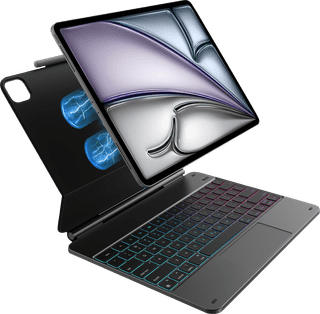 BlueBuilt Apple iPad Air (2026/2025/2024) 13 inch Toetsenbord Hoes QWERTY Zwart