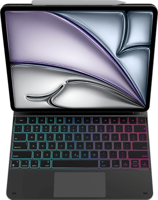 BlueBuilt Apple iPad Air (2026/2025/2024) 13 inch Toetsenbord Hoes QWERTY Zwart
