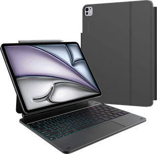 BlueBuilt Apple iPad Air (2025/2024) 13 inches Keyboard Cover QWERTY Black