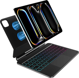 BlueBuilt Apple iPad Pro (2025/2024) 11 inch Toetsenbord Hoes QWERTY Zwart