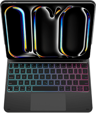 BlueBuilt Apple iPad Pro (2025/2024) 11 inch Toetsenbord Hoes QWERTY Zwart