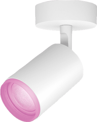 Philips Hue Fugato Opbouwspot White and Color - Wit - 1-spot
