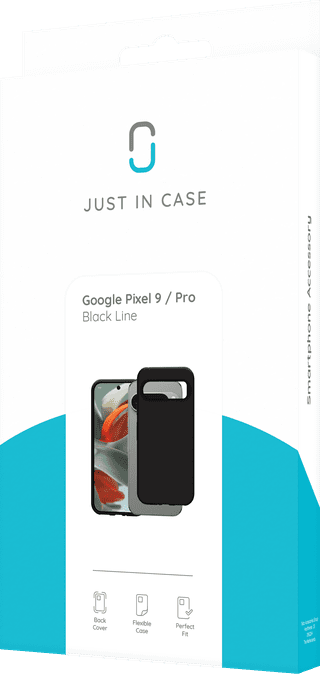 Just in Case Soft Design Google Pixel 9/9 Pro Back Cover Black