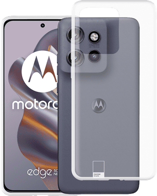 Just in Case Soft Design Motorola Edge 50 Neo Back Cover Transparant
