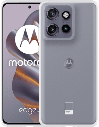 Just in Case Soft Design Motorola Edge 50 Neo Back Cover Transparant