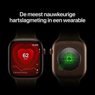 Apple Watch Series 12 42mm Zwart Sportband M/L