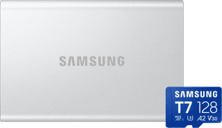 Samsung T7 Resurrected Portable SSD 2TB + Samsung MicroSDXC T7 128GB 170MB/s