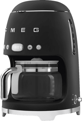 Smeg DCF02BLMEU Mat Zwart