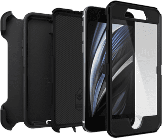 OtterBox Defender Apple iPhone SE 2022/SE 2020/8/7 Back Cover Black