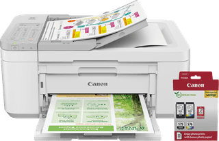 Canon PIXMA TR4756i + 1 set extra inkt + fotopapier