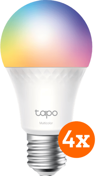 TP-Link Tapo L535E - White and Colored Light - E27 - 4-pack