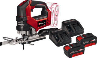 Einhell TP-JS 18/135 Li BL Solo 4,0 Ah Accu (2x) Starterspakket