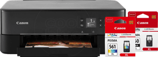 Canon PIXMA TS5350I + 1 set extra XL cartridges