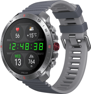 Polar Grit X 2 Pro Zilver