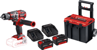 Einhell TP-CD 18/80 Li BL Solo 4,0 Ah Accu (2x) E-Case L Starterspakket