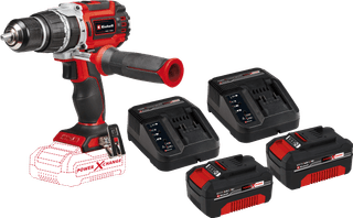 Einhell TP-CD 18/60 Li-i BL Solo 4.0Ah Battery (2x) Starter Kit
