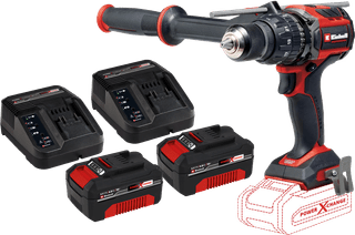 Einhell TP-CD 18/120 Li-i BL Solo 4,0 Ah Accu (2x) Starterspakket