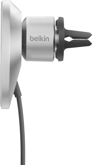 Belkin Telefoonhouder Auto Luchtrooster met MagSafe en Qi2 Opladen Zilver