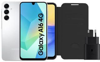 Samsung Galaxy A16 128GB Wit 4G + Accessoirepakket