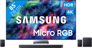 Samsung Micro RGB 85" R95H (2026) + Samsung HW-Q990H (2026)