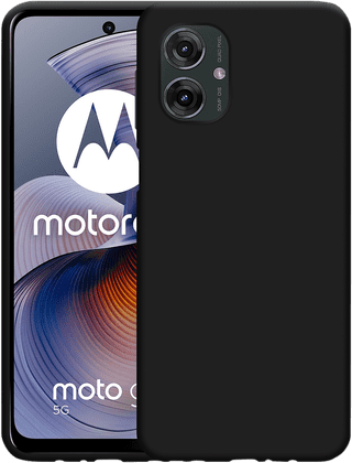 Just in Case Soft Design Motorola Moto G55 Back Cover Zwart