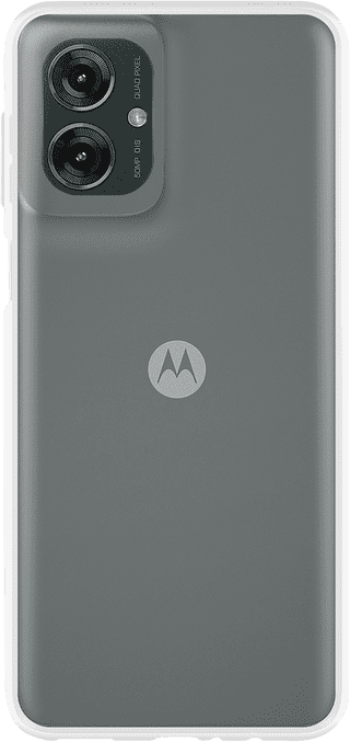 Just in Case Soft Design Motorola Moto G55 Back Cover Transparant