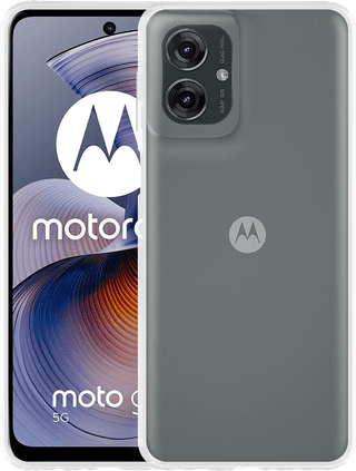 Just in Case Soft Design Motorola Moto G55 Back Cover Transparant