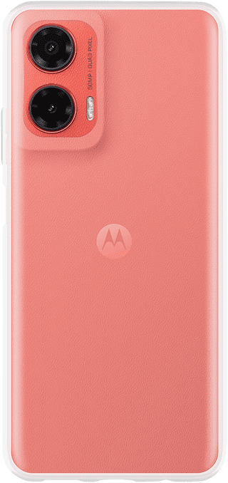 Just in Case Soft Design Motorola Moto G35 Back Cover Transparent