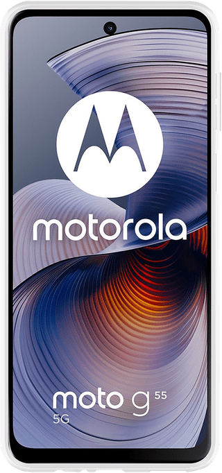Just in Case Soft Design Motorola Moto G75 Back Cover Transparant
