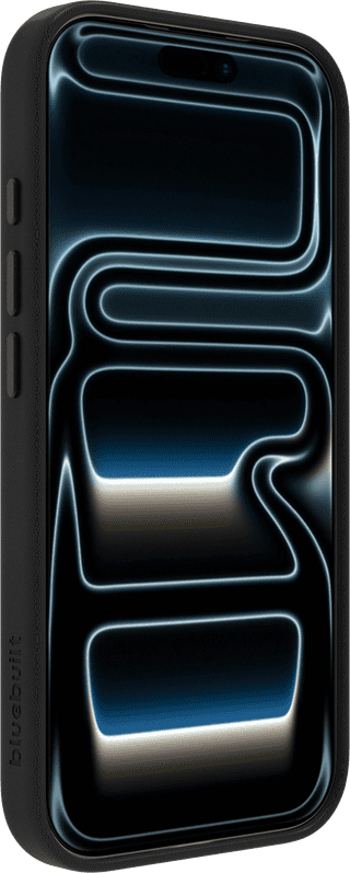 BlueBuilt Back Cover with MagSafe iPhone 18 Pro Leather Black