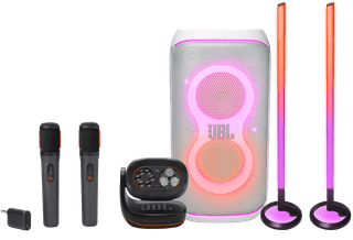 JBL PartyBox Club 120 Weiß Karaoke-Set Klein