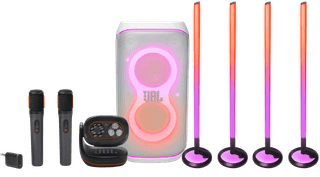 JBL PartyBox Club 120 White Karaoke Pack Medium