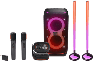 JBL PartyBox Stage 320 Black Karaoke Pack Small