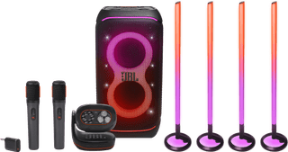JBL PartyBox Stage 320 Black Karaoke Pack Medium