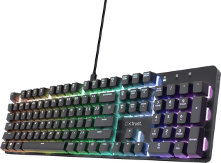 Trust GXT 871 Zora Mechanisch Gaming Toetsenbord Qwerty