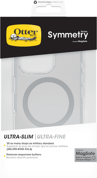 OtterBox Symmetry Apple iPhone 16 Pro Back Cover met MagSafe