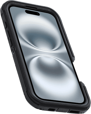 OtterBox Defender Apple iPhone 16 Back Cover Black