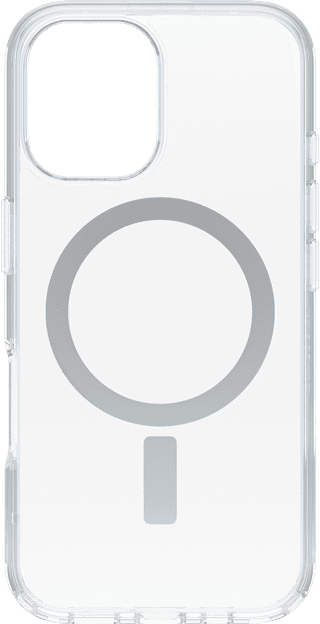 OtterBox Symmetry Apple iPhone 16 Back Cover with MagSafe Magnet Transparent