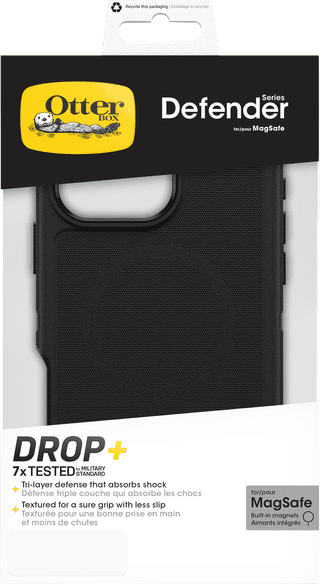 OtterBox Defender Apple iPhone 16 Pro Max Back Cover Zwart met MagSafe