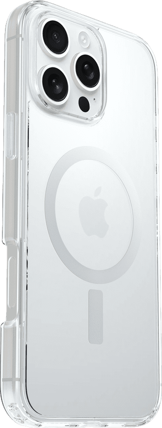 OtterBox Symmetry Apple iPhone 16 Pro Max Back Cover with MagSafe Magnet Transparent