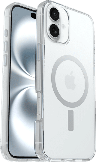 OtterBox Symmetry Apple iPhone 16 Plus Back Cover met MagSafe Magneet Transparant