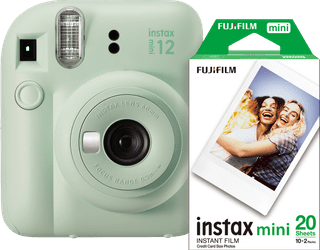 Fujifilm Instax Mini 12 Mint Green + Fotopapier (20 stuks)
