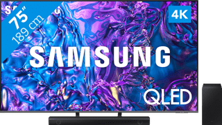 Samsung QLED 4K 75Q74D (2024) + Samsung HW-B530 (2022)